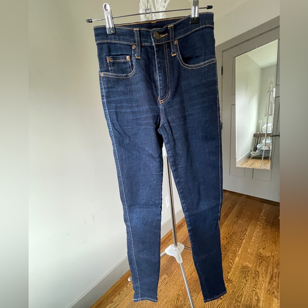 Nobody Denim Cult Skinny - dark blue high rise skinny jean - 25